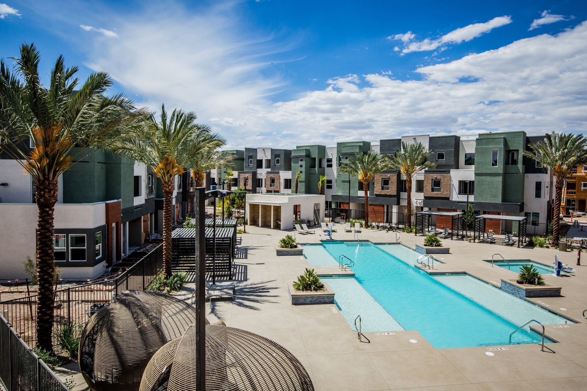 Resort-style pool at Gateway in Henderson, NV.