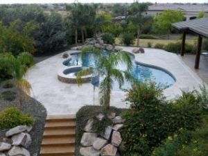 Large swimming pool
