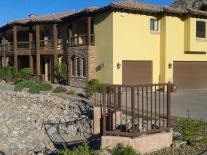 Large yellow house