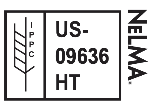 Commerce Packaging's NELMA-IPPC stamp