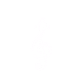 White PS Treble Clef 