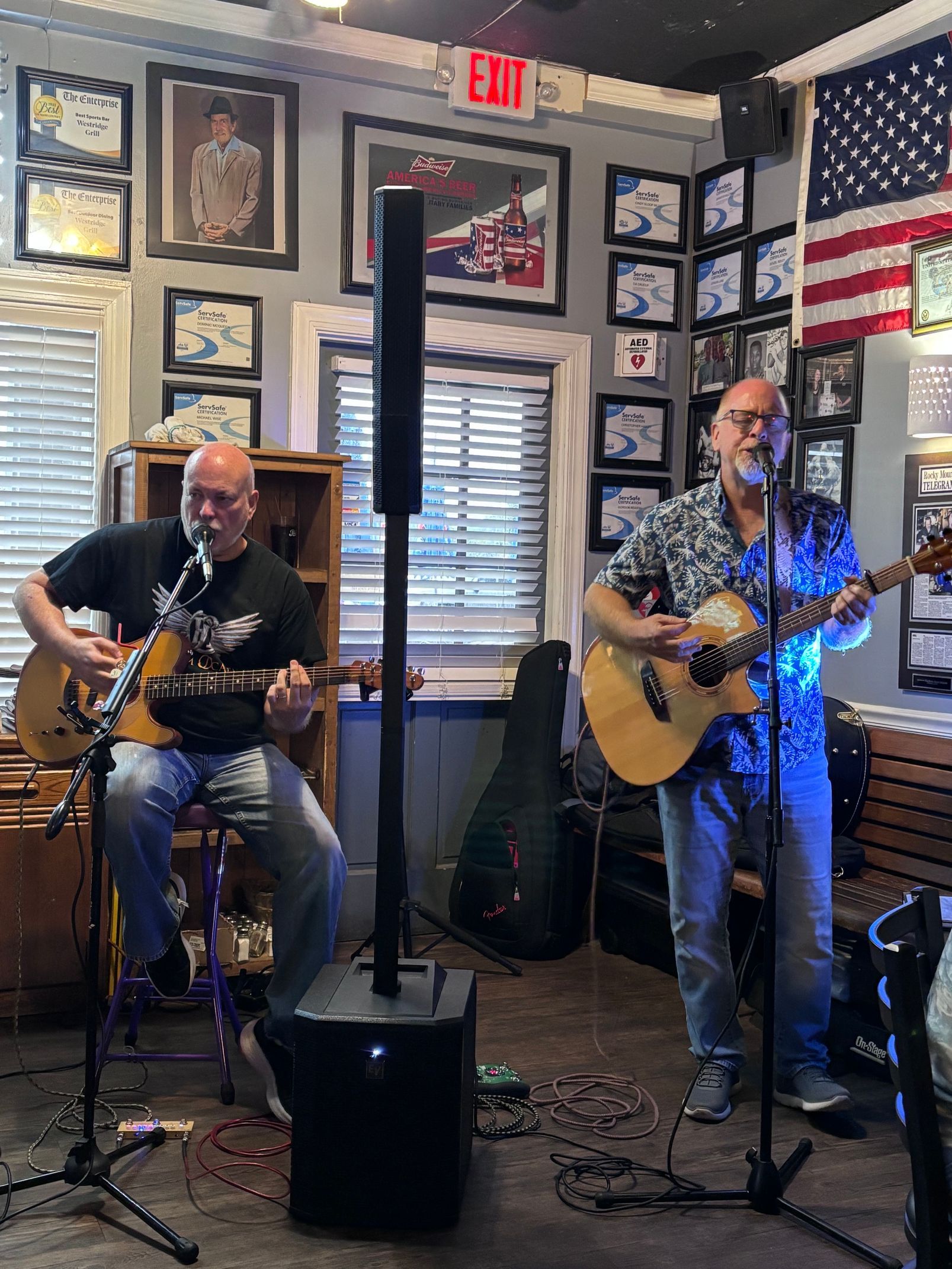 Phil and Tim at Westridge Grill August 2026