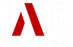 Red stylized “A” logo with faint “IAG” and “IRVINE ADVISORY GROUP” text on a white background