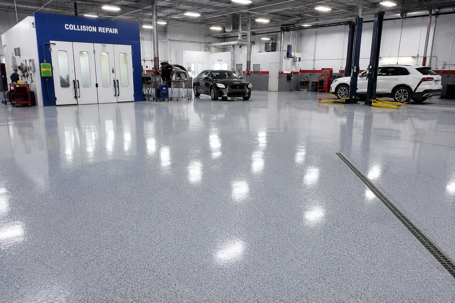 Image of Garage floor with epoxy coatings in St John's, NL