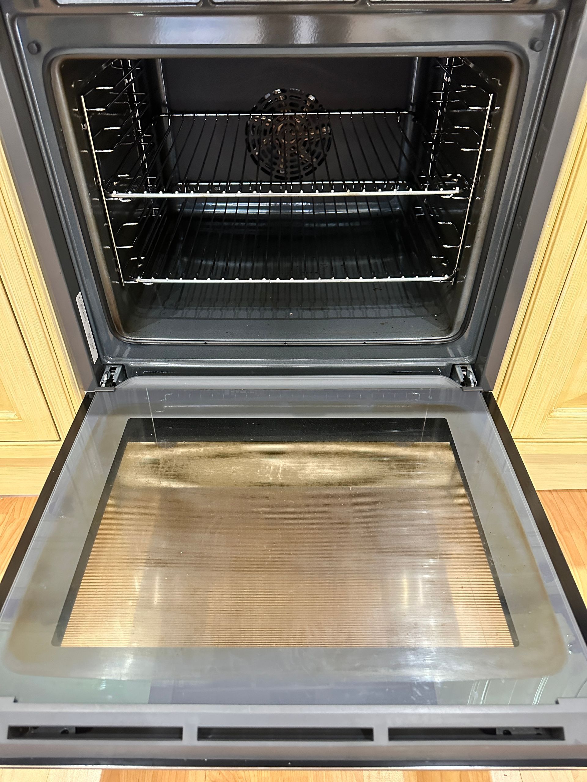 Oven cleaning - before