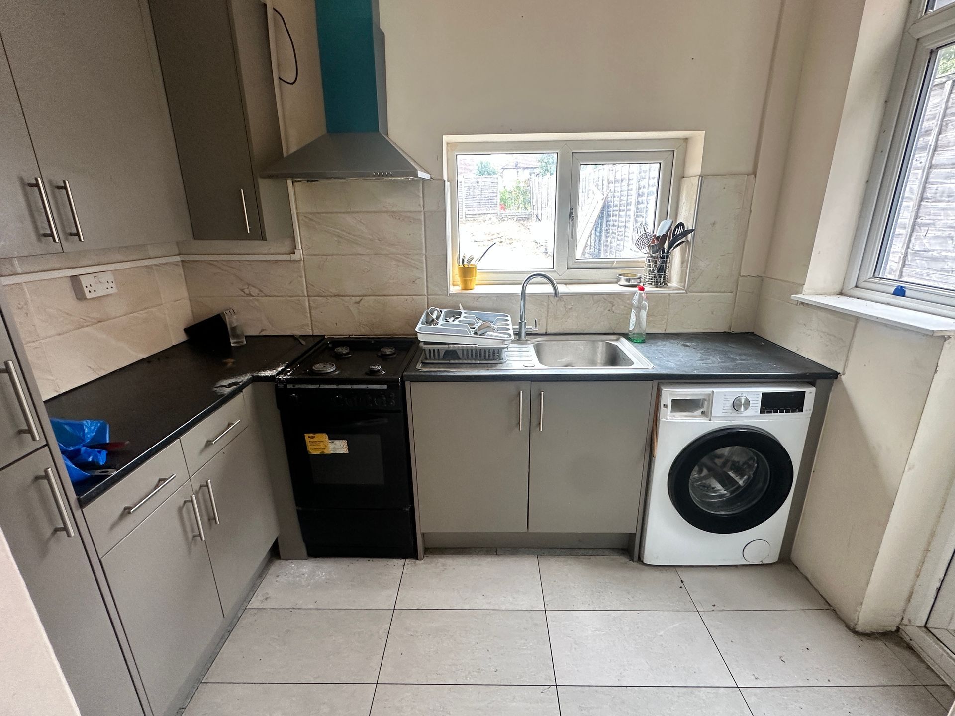 Kitchen cleaning - before