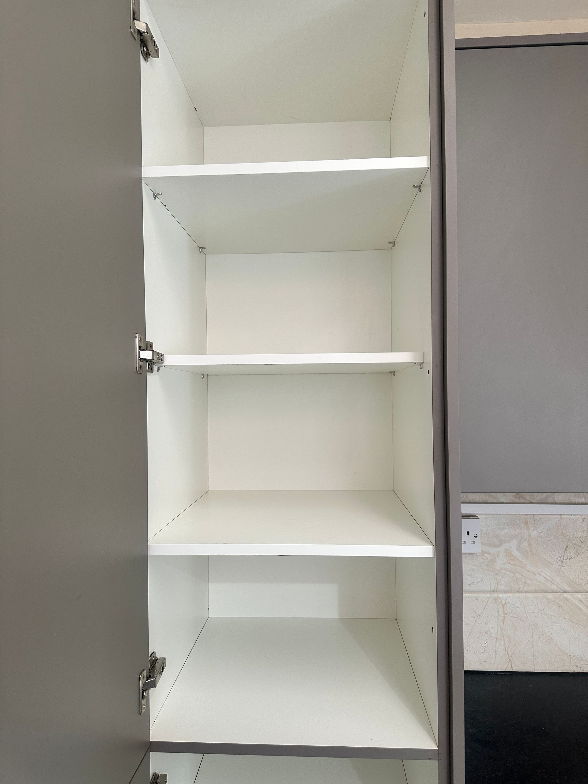 Cupboard cleaning - after
