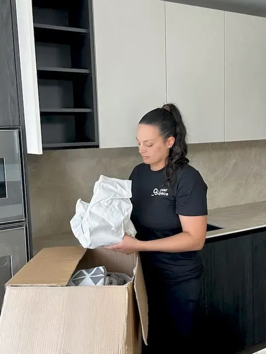 Unpacking following a move