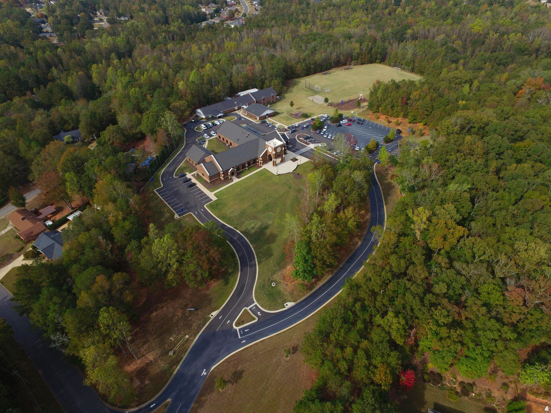 Trinity Christian School campus in Opelika, Alabama