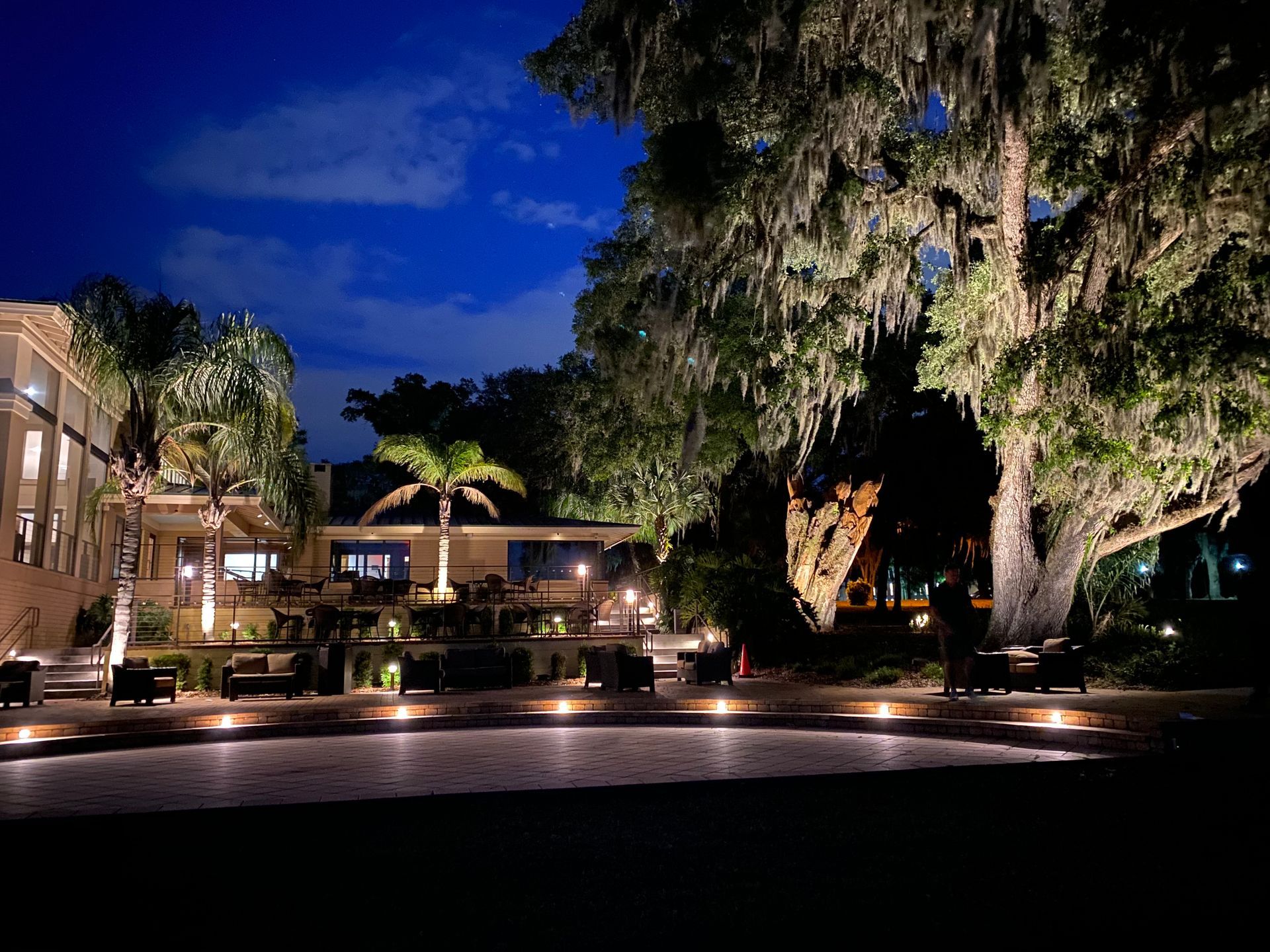 Outdoor Transformations installed concrete in St. Augustine, FL, for a strong and stylish driveway.