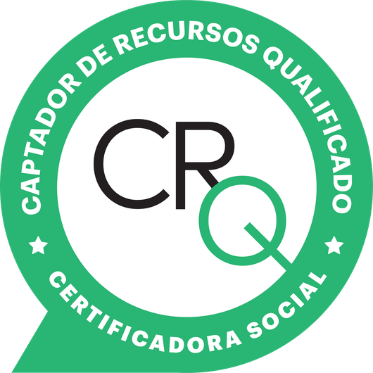 Logotipo verde e branco para 