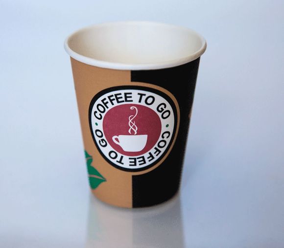 Bicchiere in cartone con logo personalizzabile