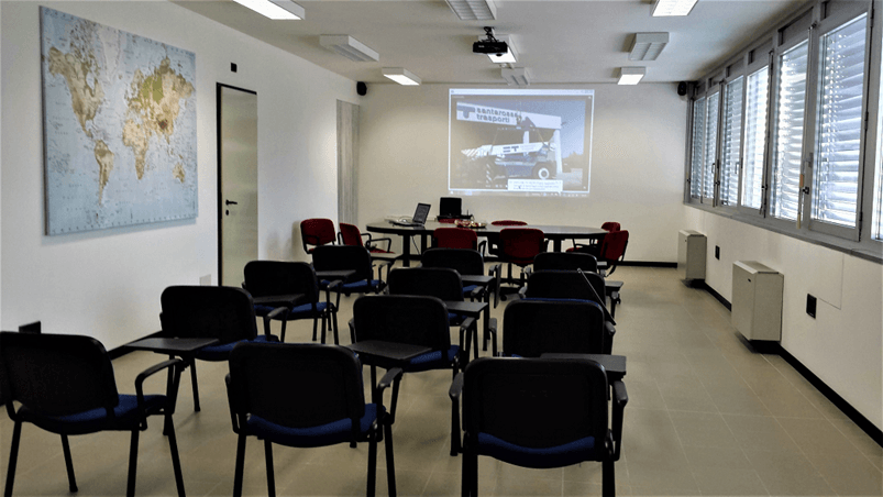 aula per corsi di formazione