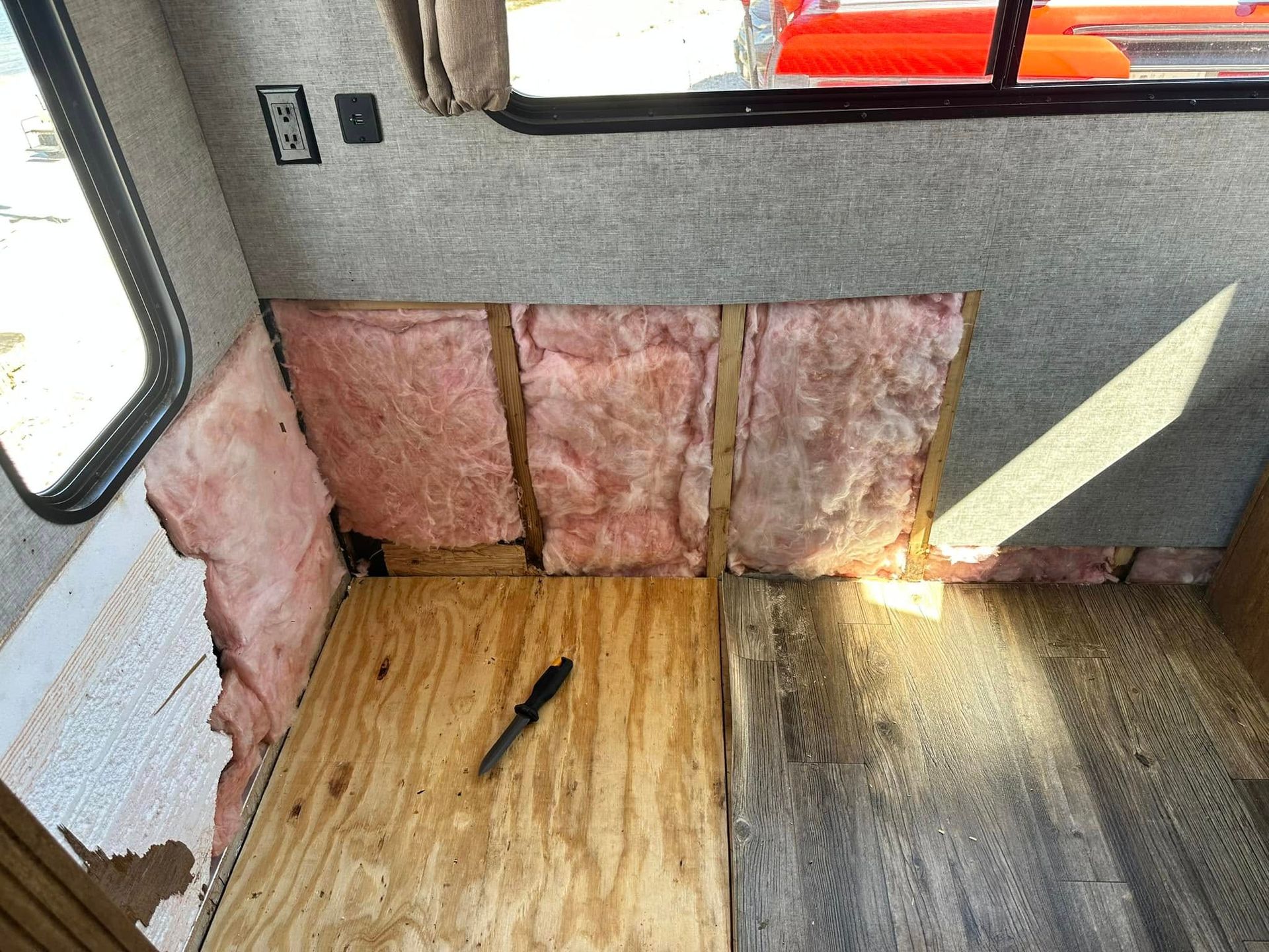 repairing wall