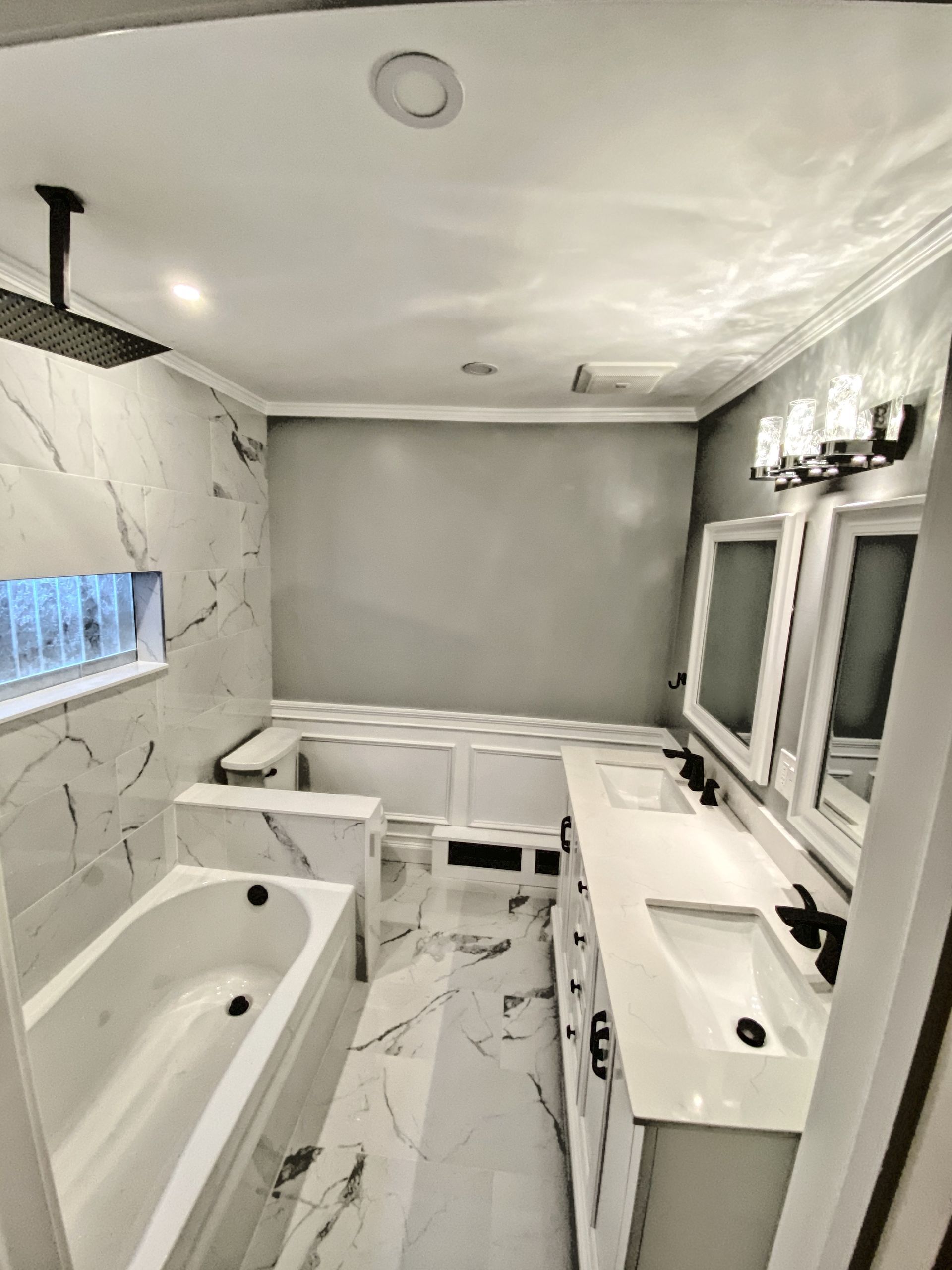 Custom bathroom vanity Bergen County NJ luxury remodeling