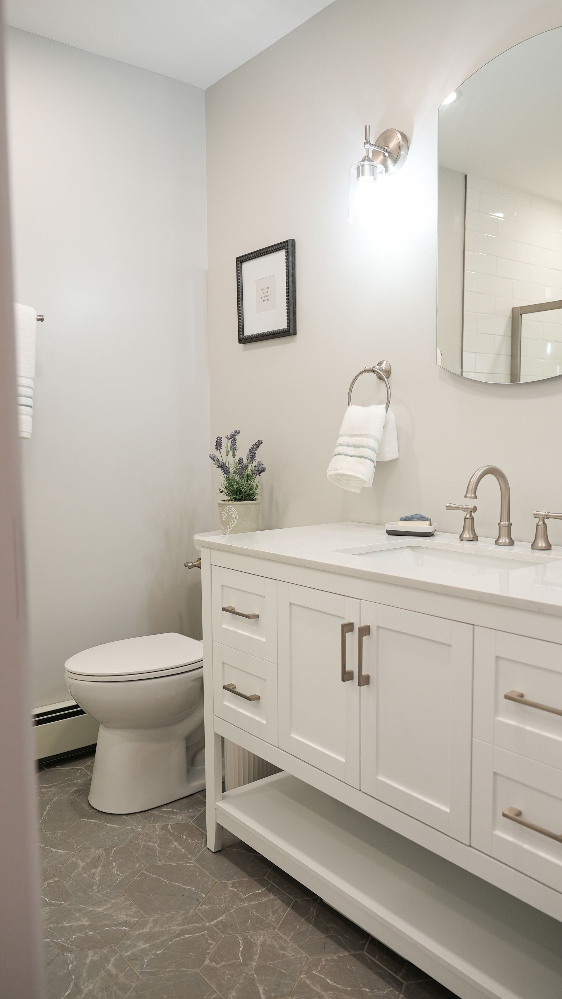 Premium bathroom renovation Monmouth County NJ custom vanity