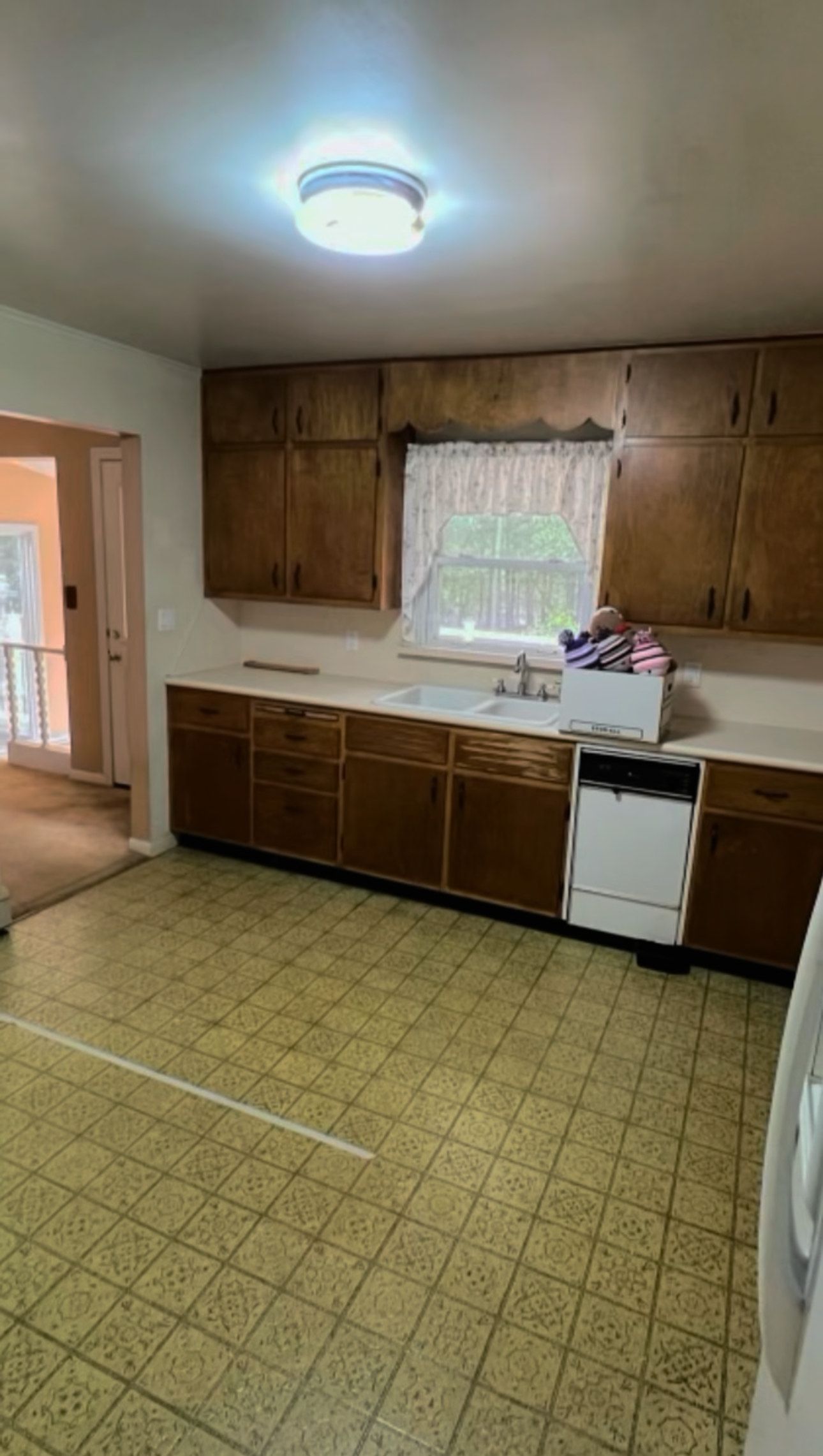 Kitchen before renovation Bucks County PA outdated design