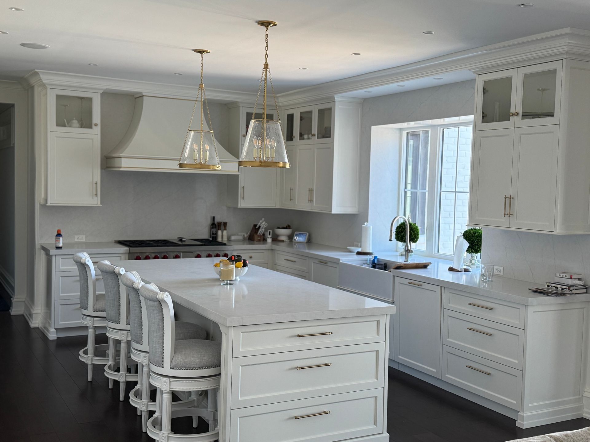Modern kitchen renovation Bergen County NJ premium appliances