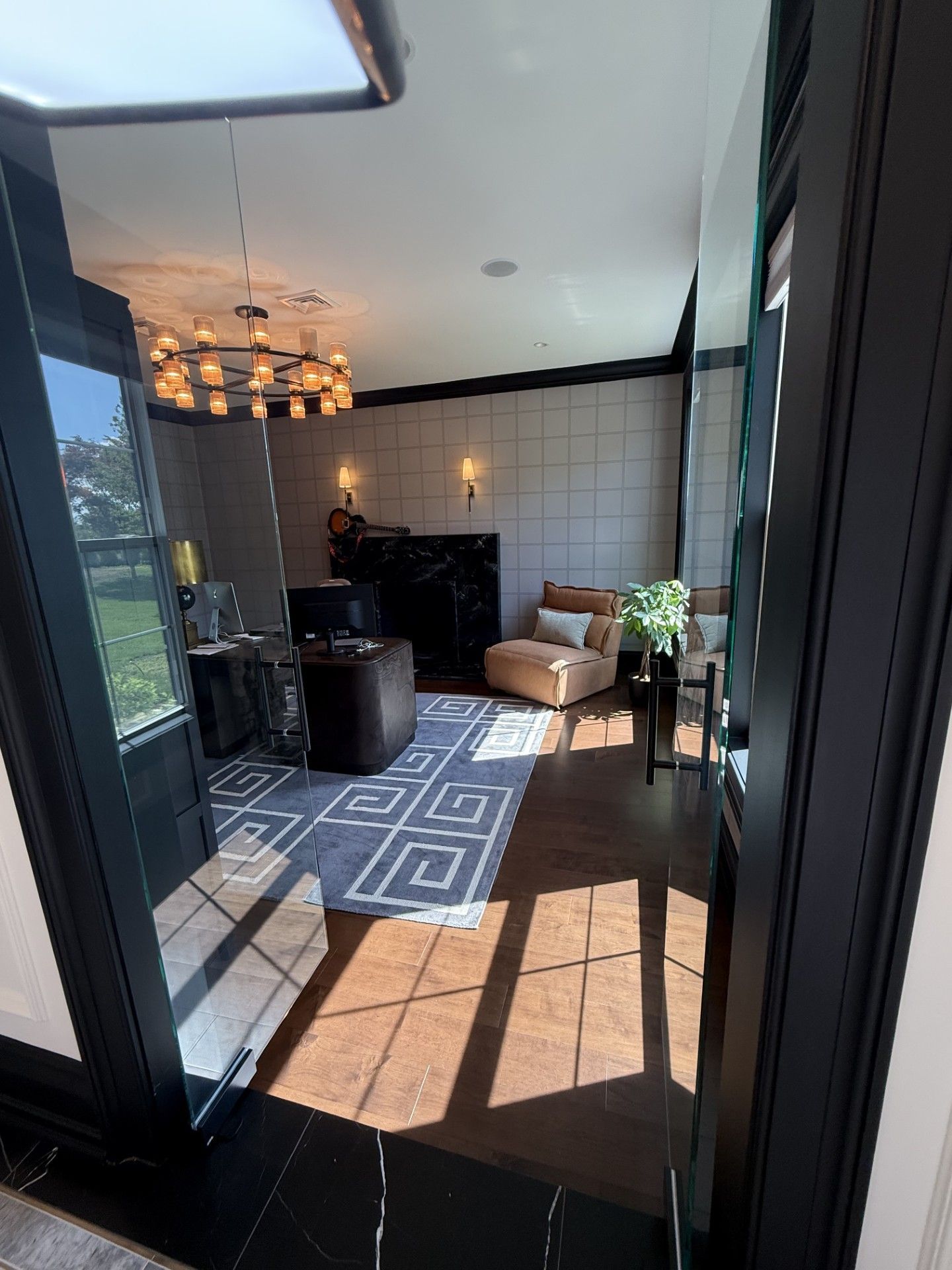 Walk-in shower design Bucks County PA premium tile work