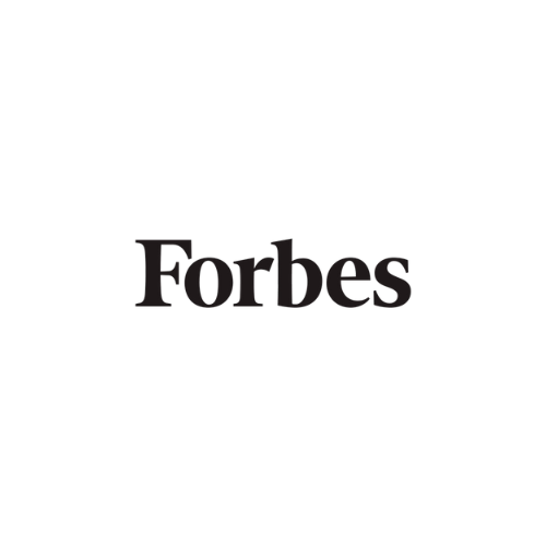 Forbes logo in black serif text on a white background