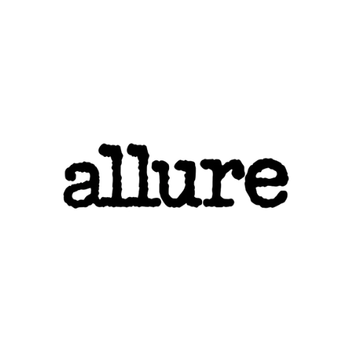 The word “allure” in bold black lowercase text on a white background
