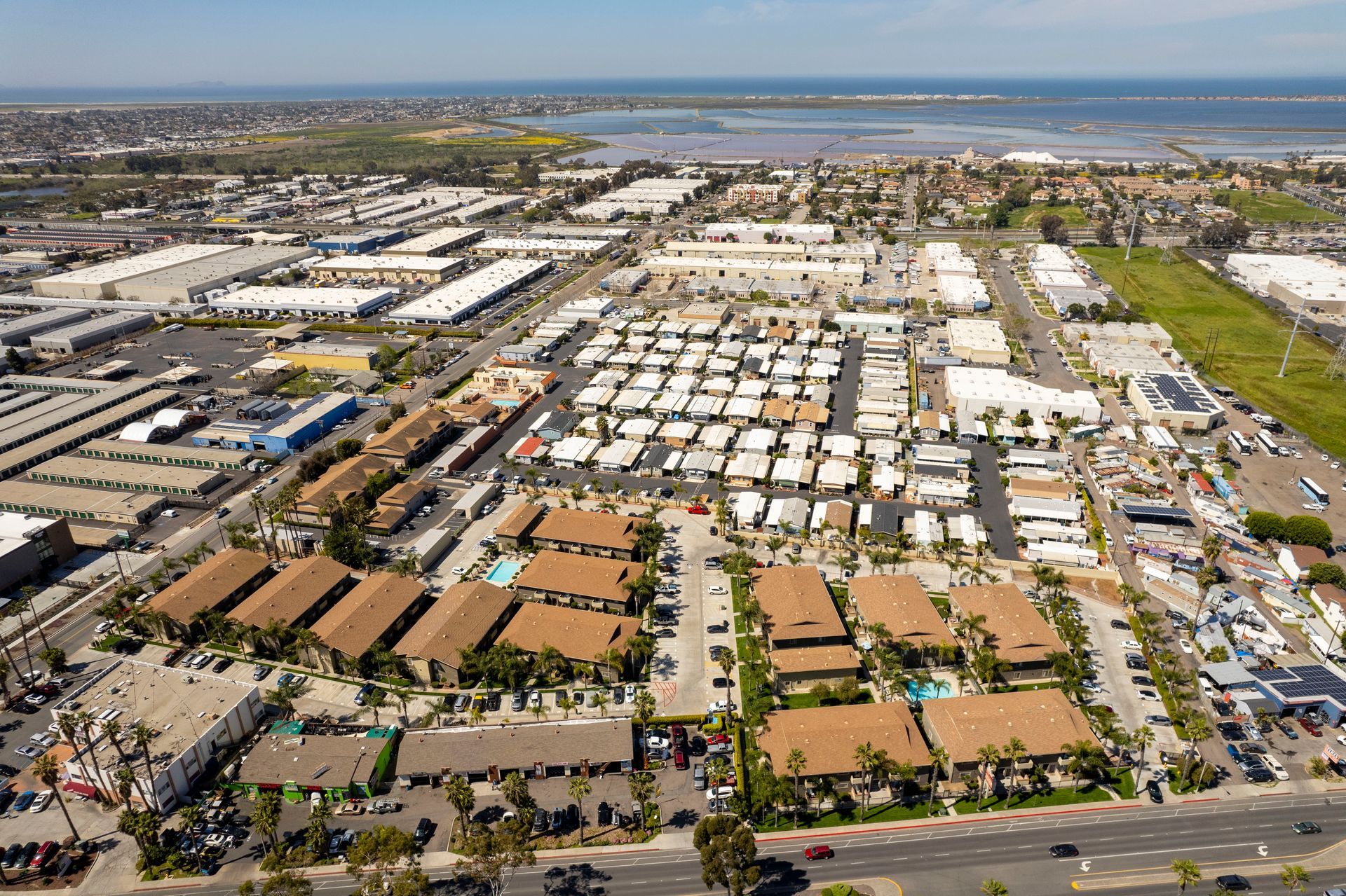 Country Apartments aerial view 
