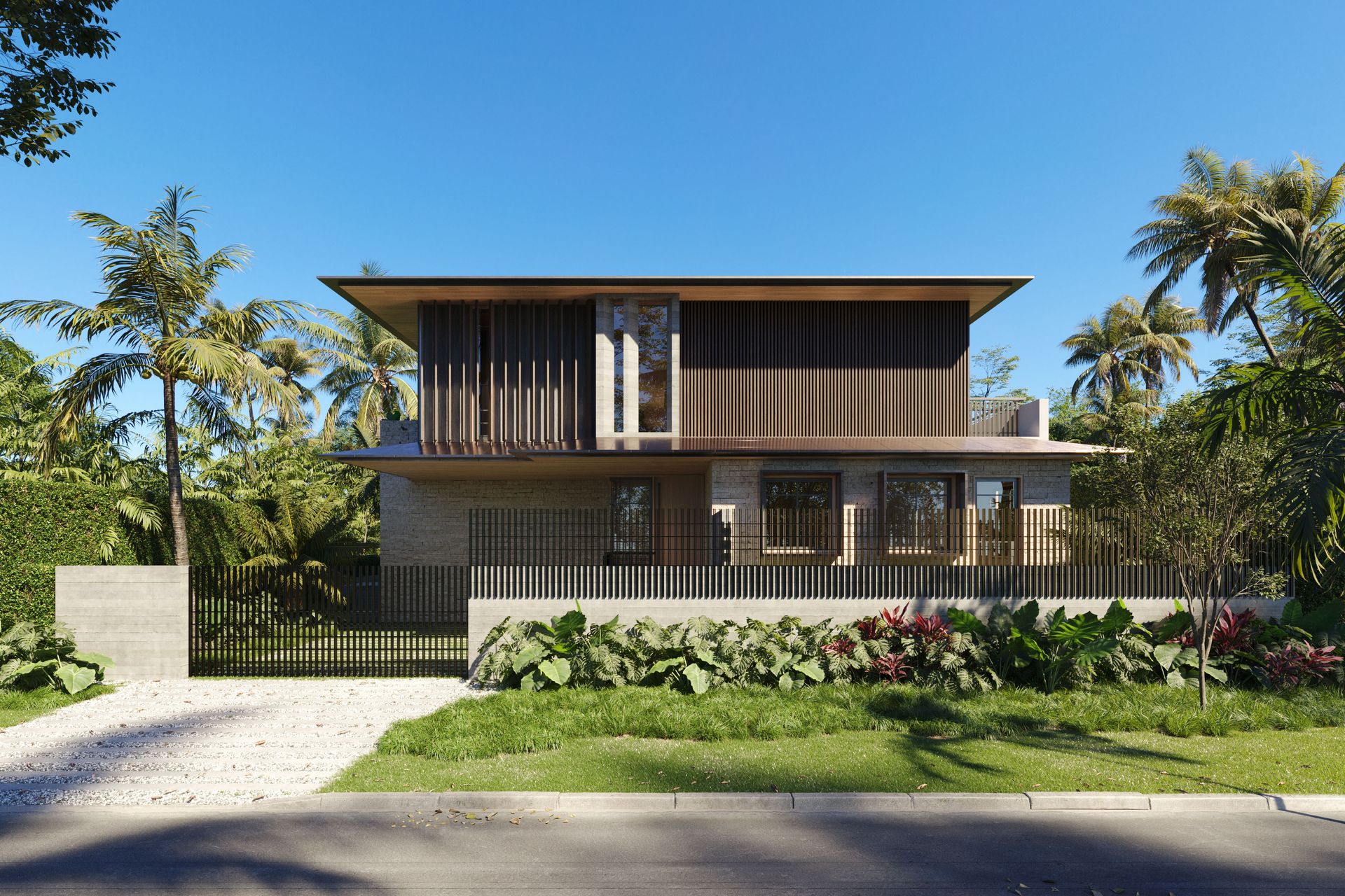 image of exterior of modern house