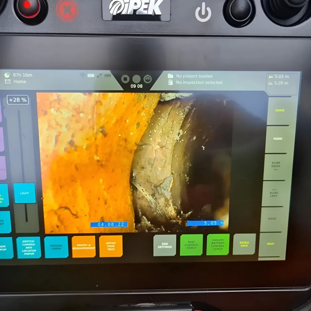 A Device Showing the Inside of a Pipe — Dowds Pipe and Cable Locating in Farmborough Heights, NSW