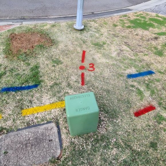 A Green Cube With the Number of Pipes on It — Dowds Pipe and Cable Locating in Nowra, NSW