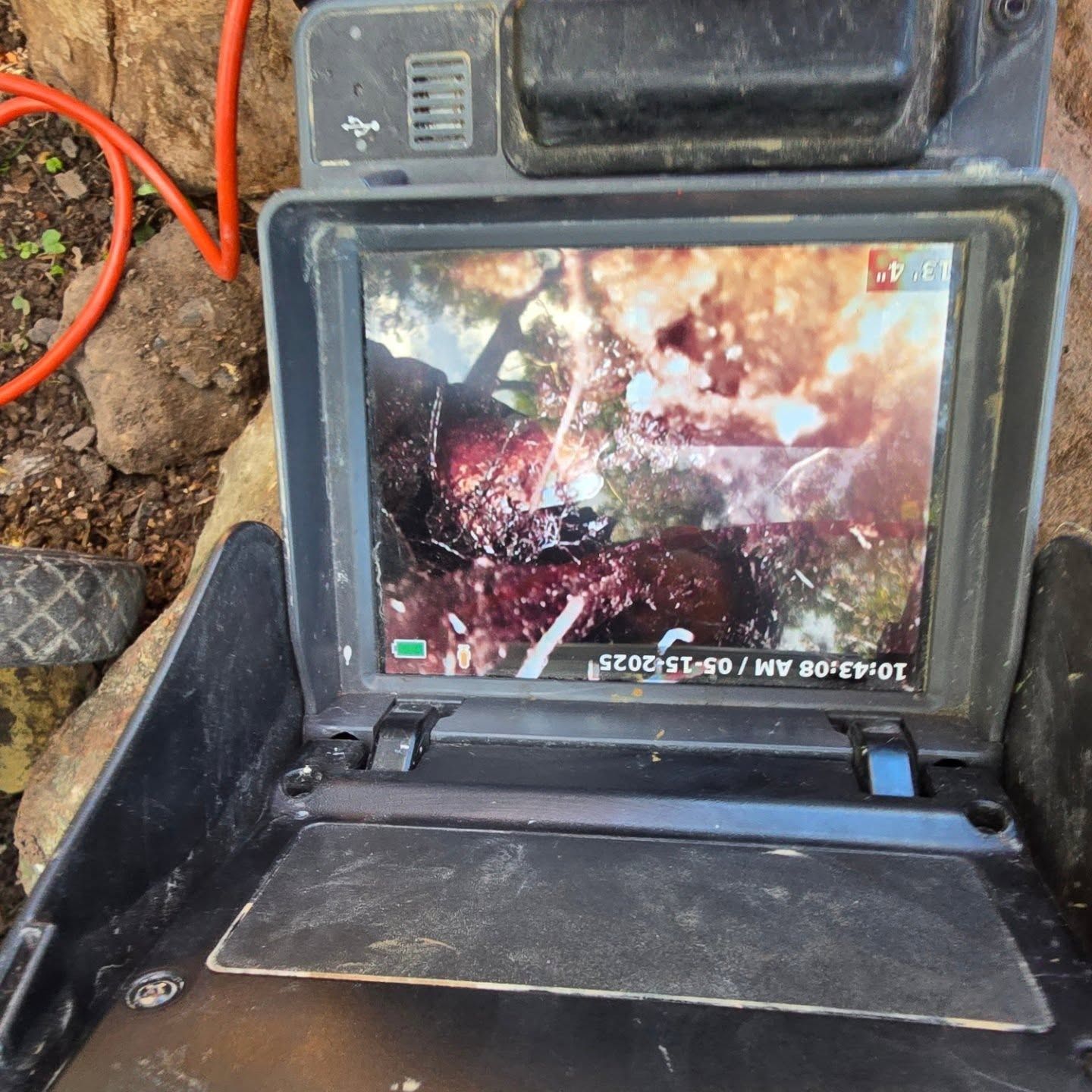 A camera showing storm water pipe — Dowds Pipe and Cable Locating in Farmborough Heights, NSW