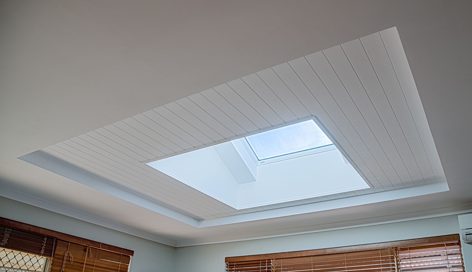 There Is A Skylight In The White Painted Ceiling Of The Room – Bannockburn, VIC - Kevin Connors Painters & Decorators