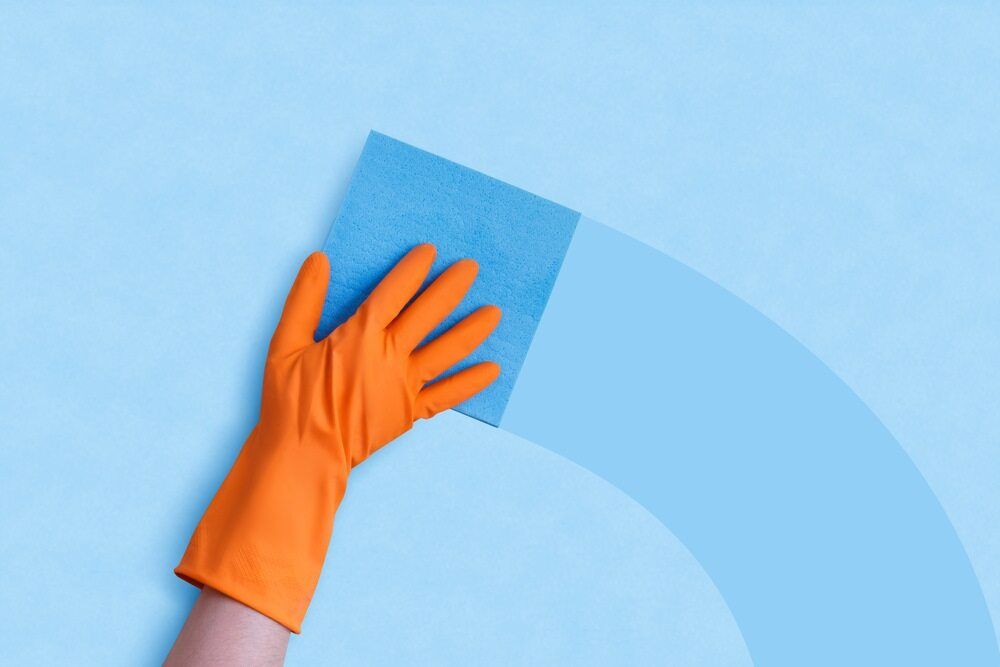 Orange Gloves — Toowoomba Cleaning Co in Highfields, QLD