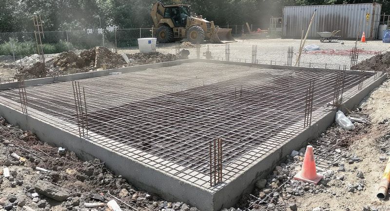 Shed pad and hardstand construction