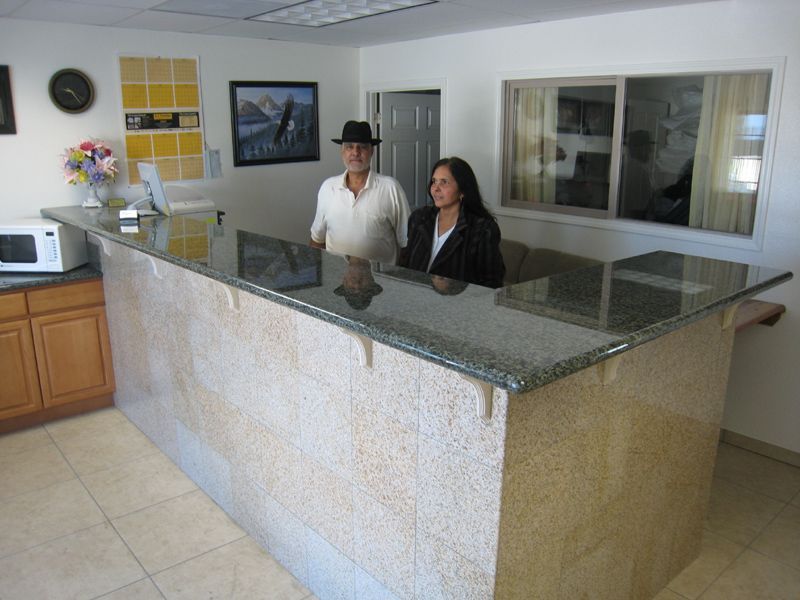 Motel Lobby Counter