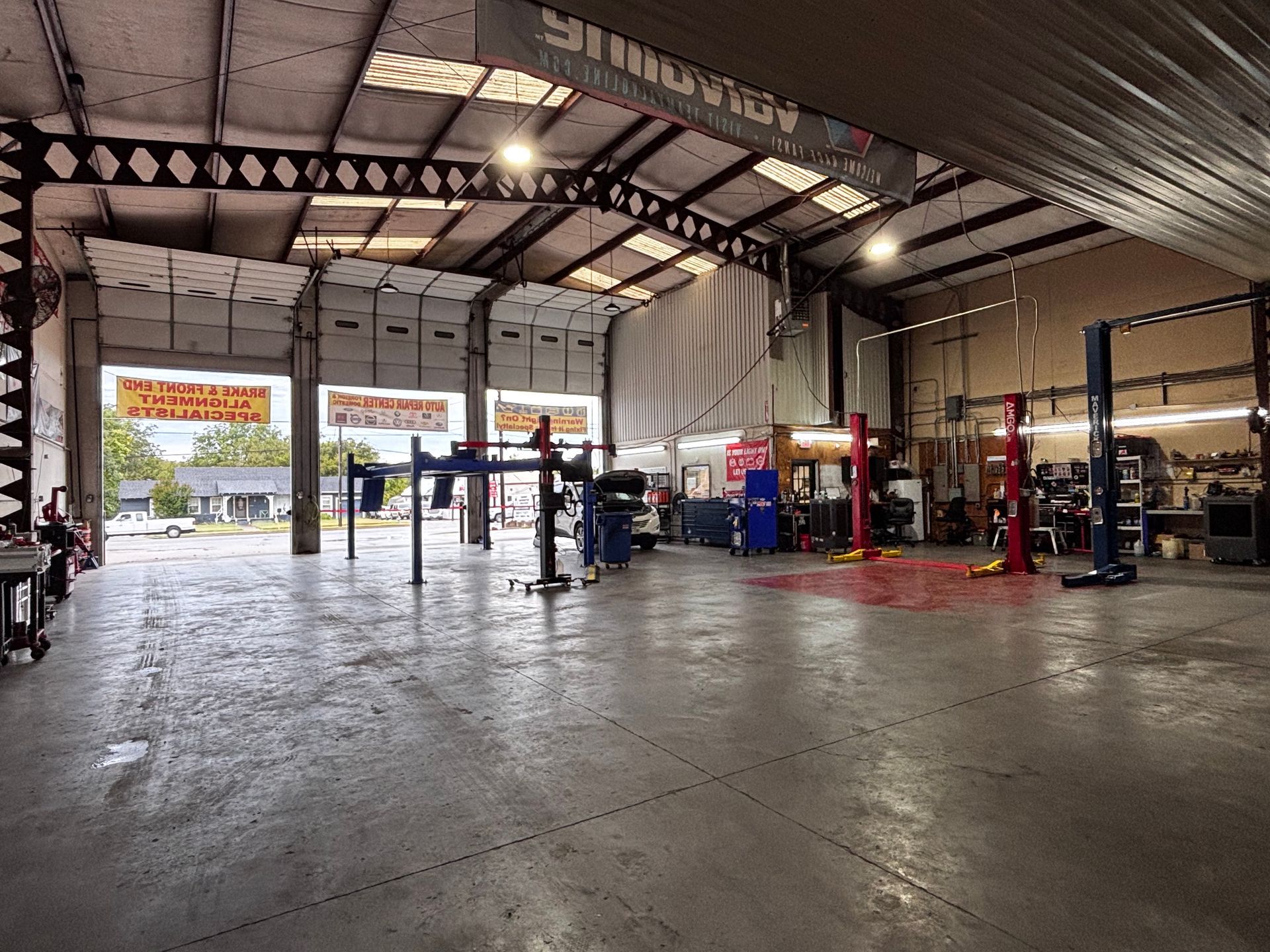 Inside of Auto Shop | Expert Automotive Solutions