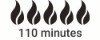 Five flame icons indicating a 110-minute cooking time.