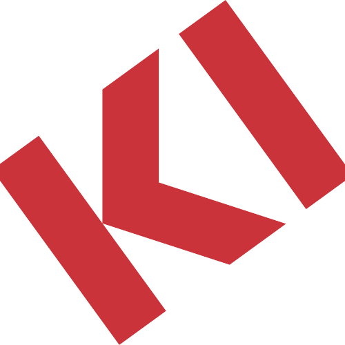 KI red logo on a white background