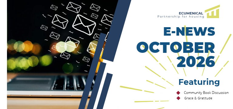 E-News,  October2026 graphic, featuring email icons and the word 
