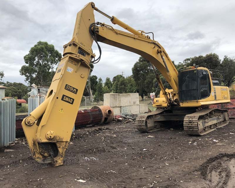 Heavy Machine Cutter — Morwell, VIC — Industrial Metal Recyclers