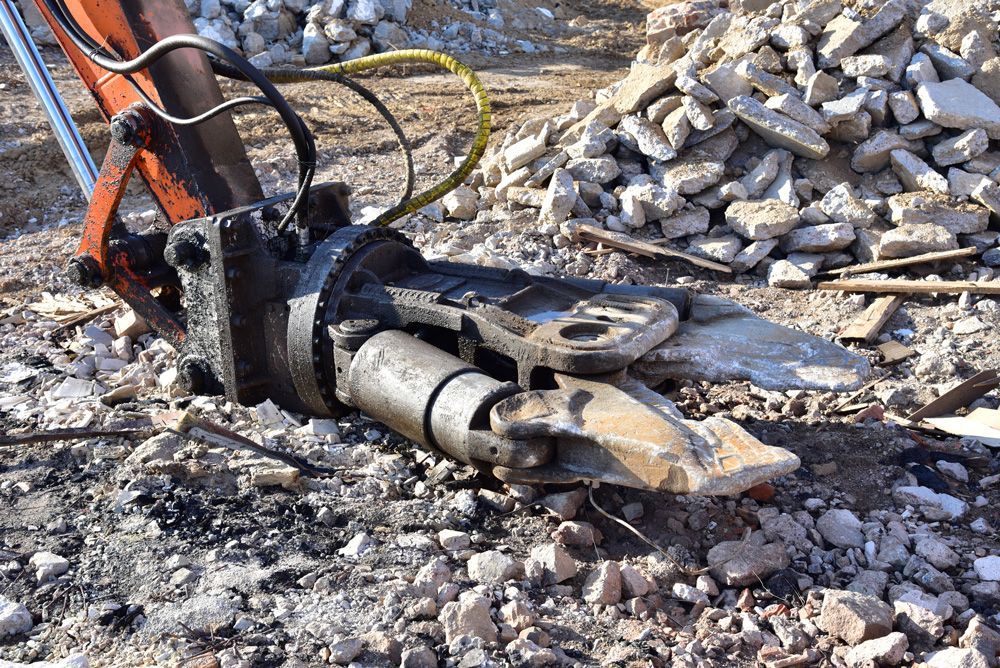 Rotating Demolition Attachment — Morwell, VIC — Industrial Metal Recyclers