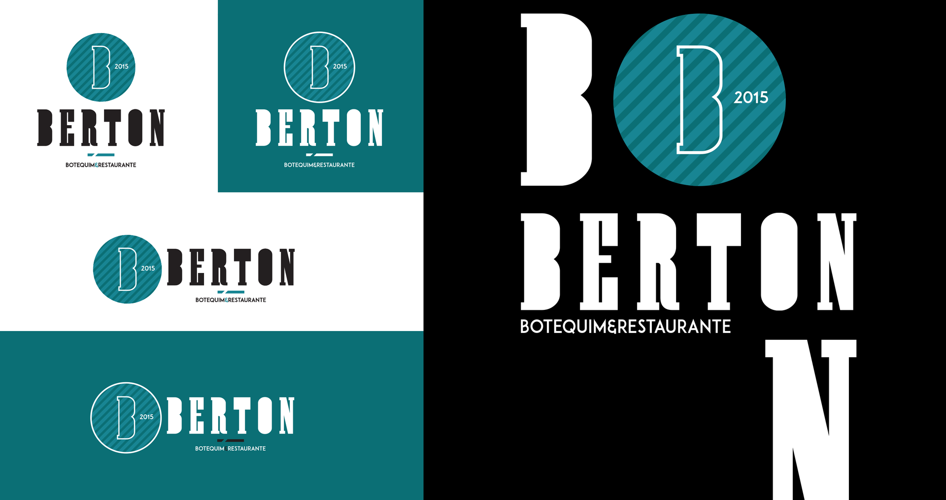 Um logotipo para um restaurante chamado berton n