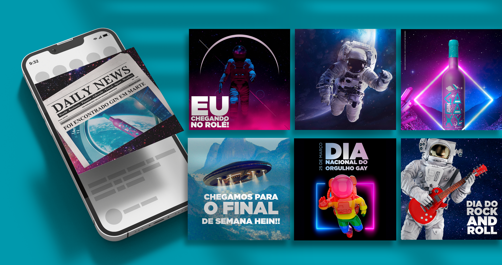 Um celular está ao lado de um jornal.
