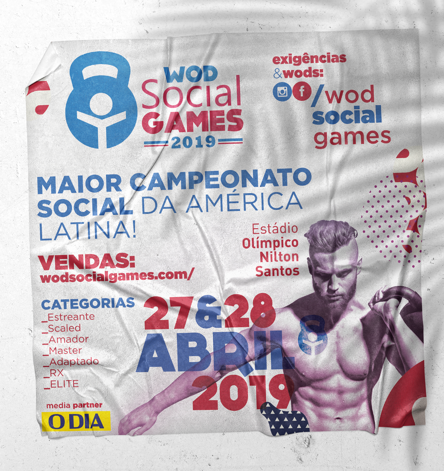 Wod Social Games Crossfit Um pôster para os jogos sociais wod em 2019