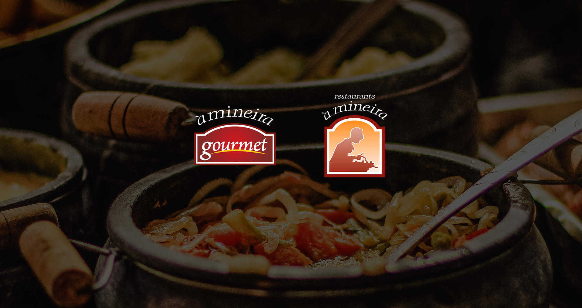 Uma tigela de comida com a palavra gourmet