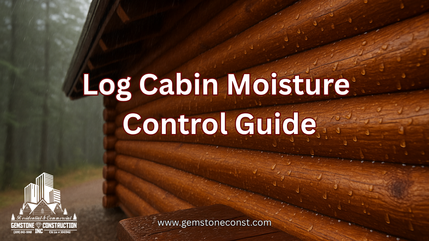 Moisture Management 101: Keeping Your Log Cabin Dry for Decades