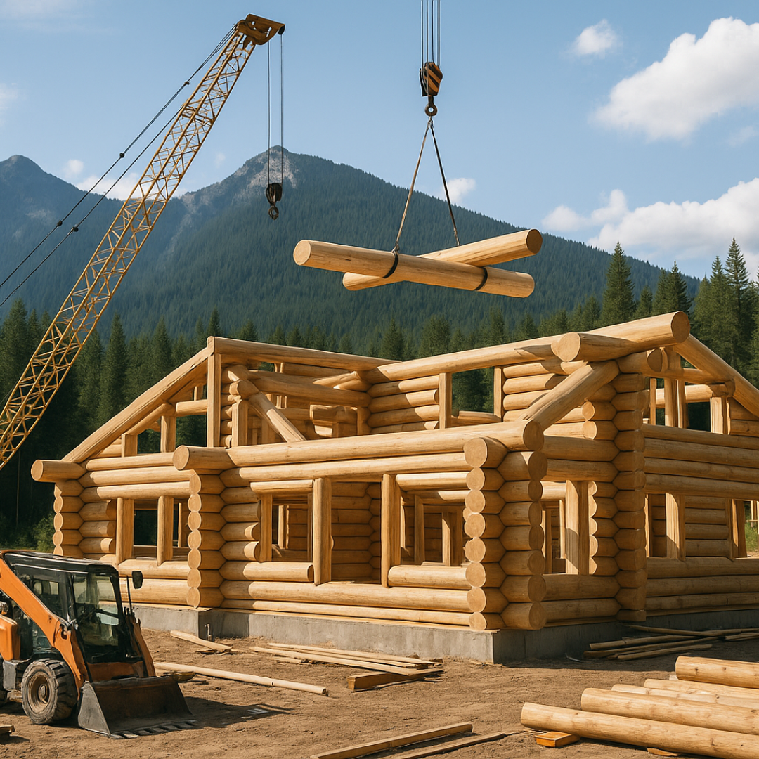 sacramento log home construction