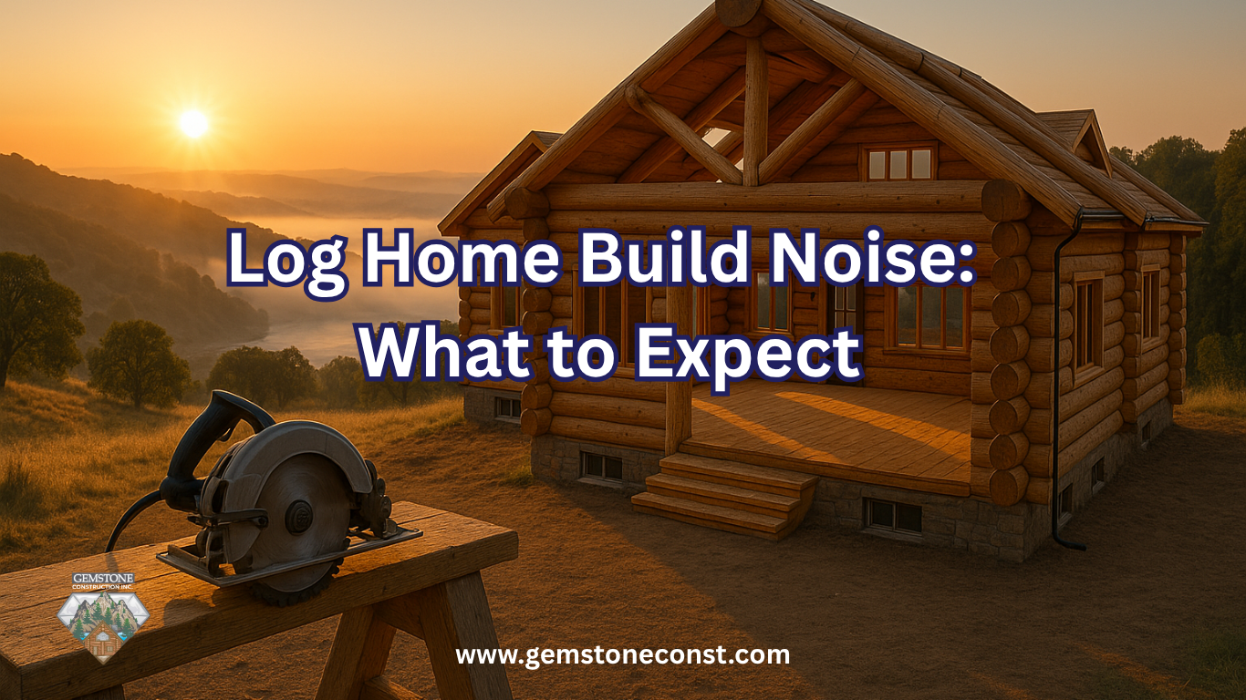Is Log Home Construction Noisy in Northern California?
