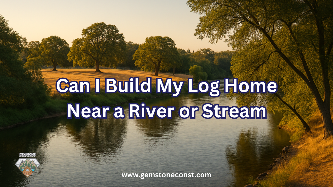  Can You Build My Log Home Near a River? Log Home Setbacks