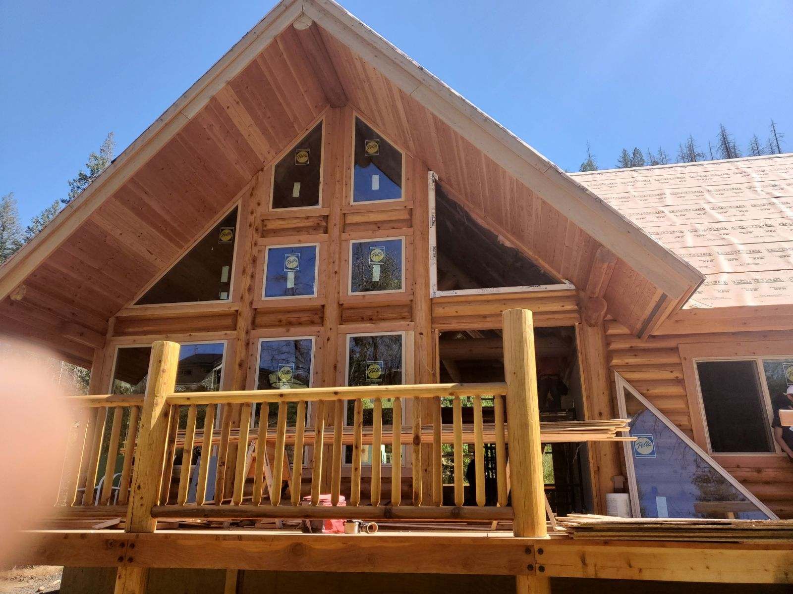 Log cabin homes, Gemstone Construction California log cabin builders