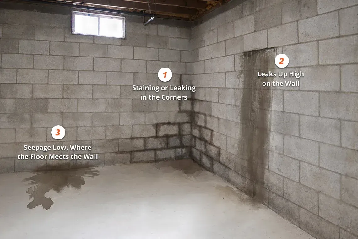 Basement Wall Repairs Waterproofing in Charlotte NC